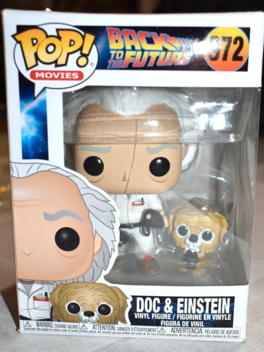 Funko Pop! Vinyl Back to the Future Doc Brown & Einstein #972
